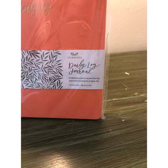 1Canoe2 NWT Orange Daily Log Journal 5.25x7.25 - Picture 2 of 3